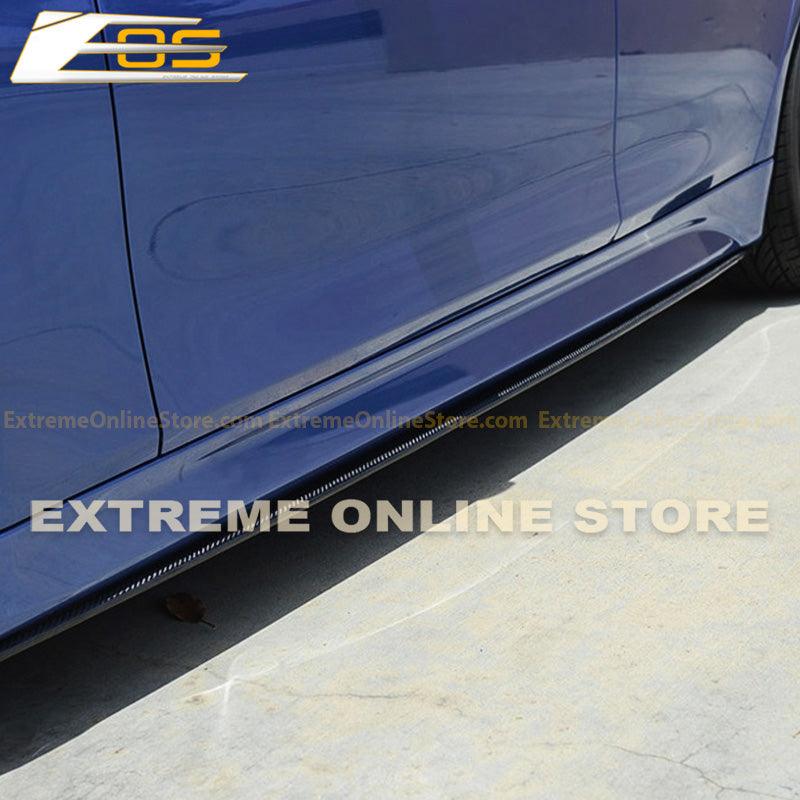 2012-18 BMW F30 3-Series M-Sport Carbon Fiber Side Skirts Rocker Panels