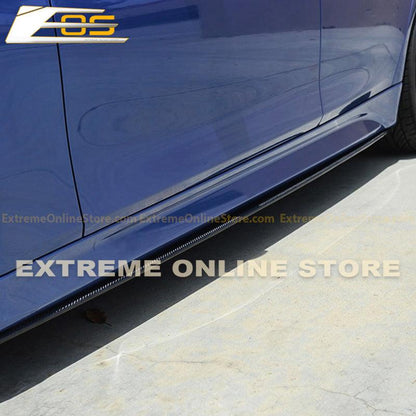 2012-18 BMW F30 3-Series M-Sport Carbon Fiber Side Skirts Rocker Panels