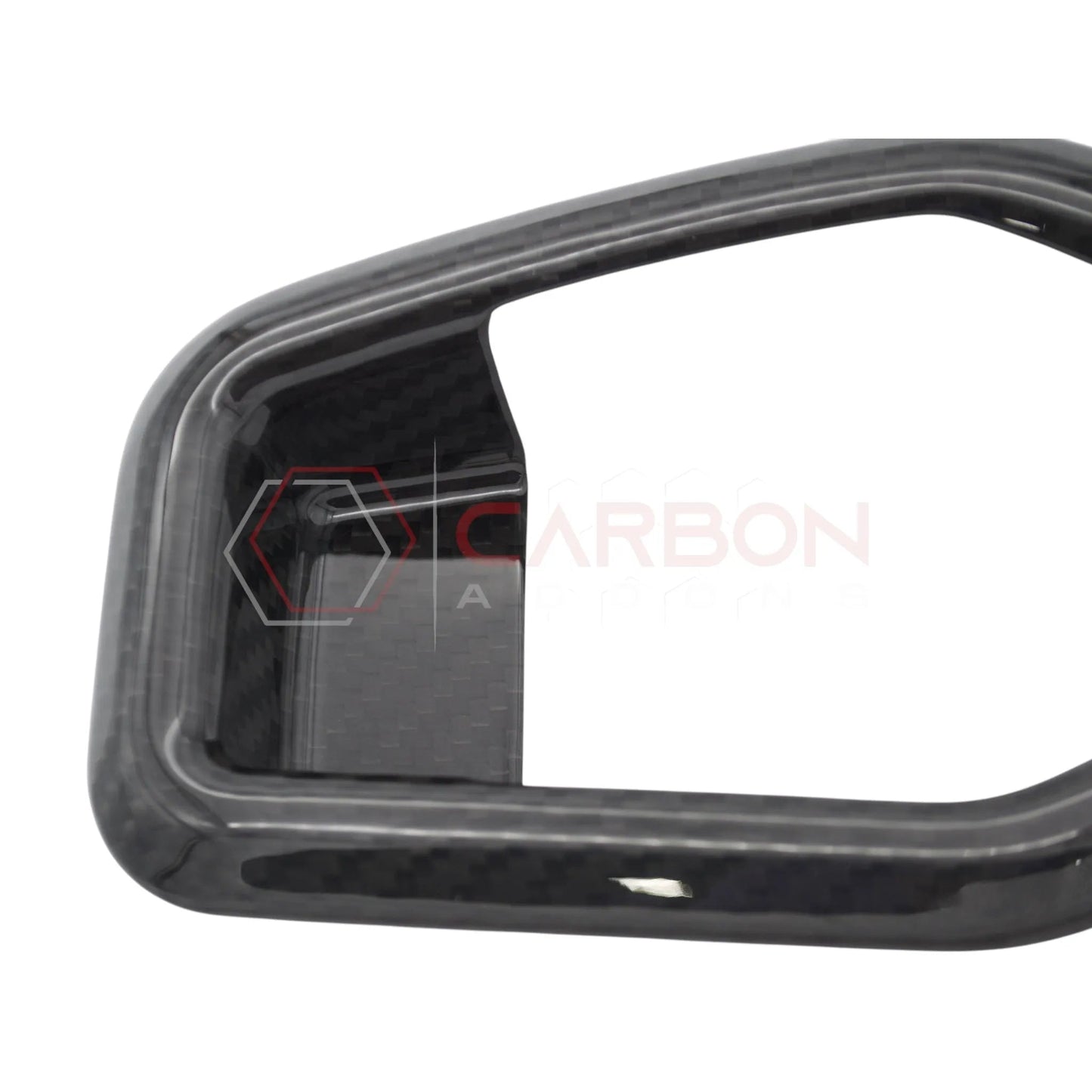 2024+ S650 Mustang Seat Rear Handle Outer Trim Hard Carbon Fiber Cover | 2pcs