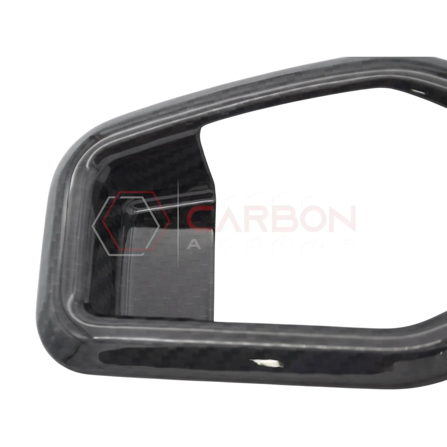 Real Carbon Fiber Seat Release Handle Trim Covers for 2024+ Ford Mustang