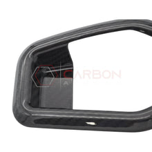 Real Carbon Fiber Seat Release Handle Trim Covers for 2024+ Ford Mustang