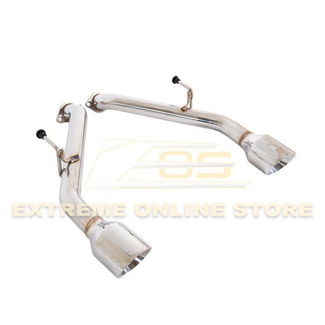 2014-Up Infiniti Q50 Muffler Delete Axle Back 4.5" Dual Tips Exhaust