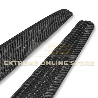 2012-18 BMW F30 3-Series M-Sport Carbon Fiber Side Skirts Rocker Panels