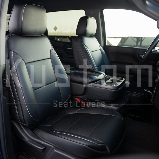 2019-Up GMC Sierra Premium Custom Leather Seat Covers