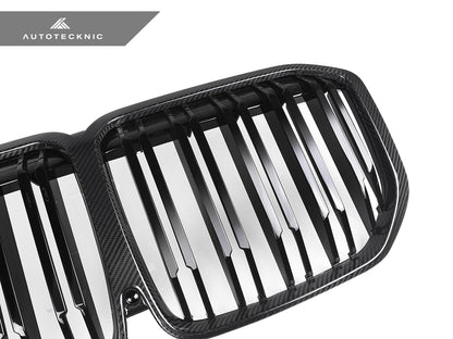 AutoTecknic Dual-Slats Dry Carbon Front Grille - G07 X7 Pre-LCI
