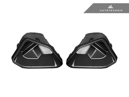 AutoTecknic Carbon Fiber Front Bumper Air Vent Set - G06 X6 M-Sport LCI