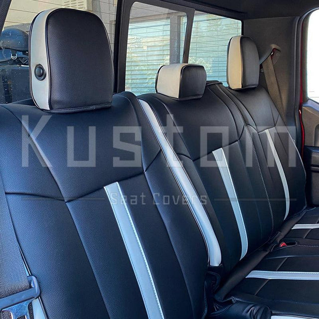 2015-21 Ford F-150 / F-250 Premium Custom Leather Seat Covers