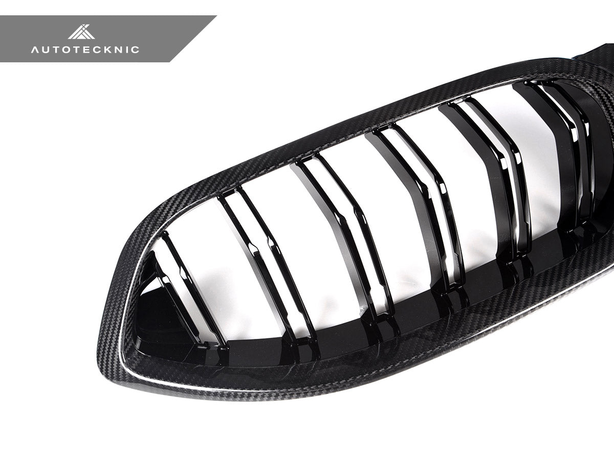 AutoTecknic Dry Carbon Dual-Slats Front Grille - F91/ F92/ F93 M8