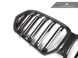 AutoTecknic Dual-Slats Dry Carbon Front Grille - G06 X6 Pre-LCI
