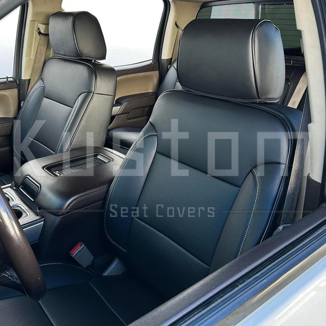 2014-18 GMC Seirra Premium Custom Leather Seat Covers