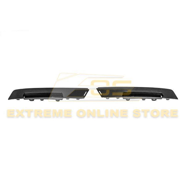 2009-15 Cadillac CTS-V Coupe Carbon Fiber Rear Bumper Insert Covers