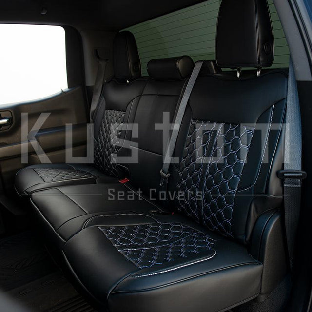 2019-Up GMC Sierra Premium Custom Leather Seat Covers