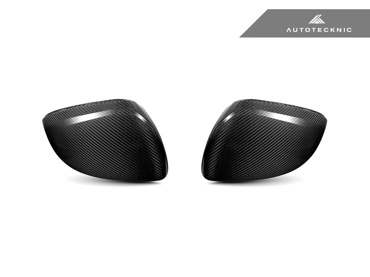AutoTecknic Replacement Dry Carbon Mirror Covers - Mercedes-Benz W206 C-Class