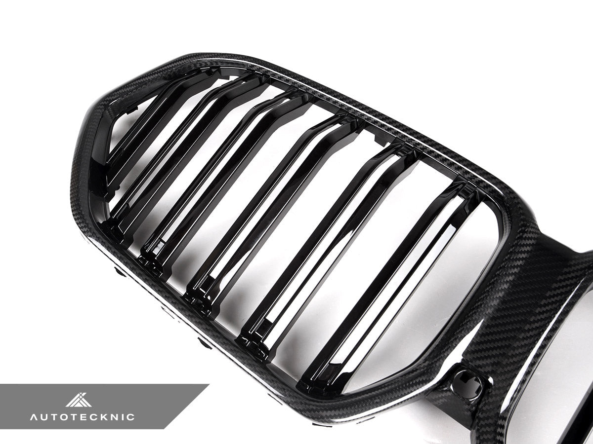 AutoTecknic Dual-Slat Carbon Fiber Front Grille - G06 X6 LCI