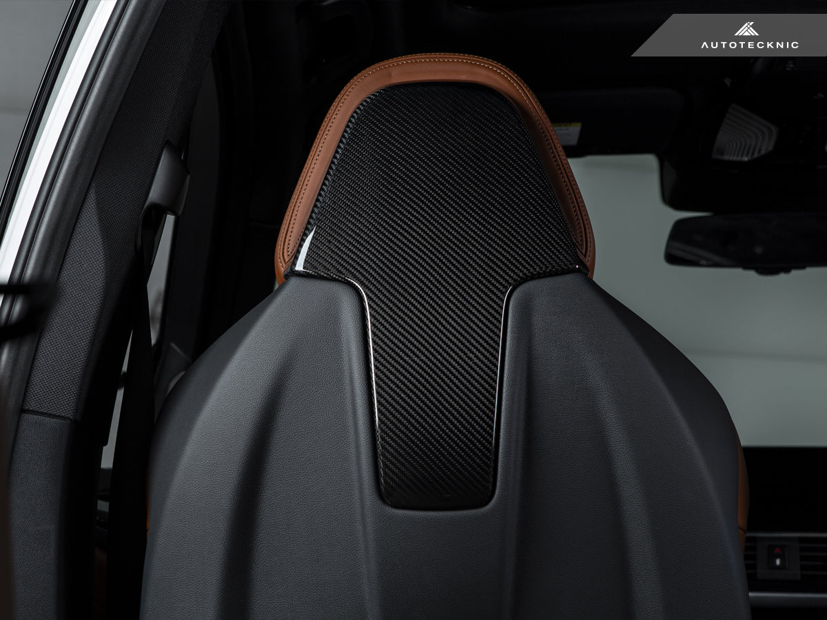 AutoTecknic Dry Carbon Seat Back Cover Set - F97 X3M | F98 X4M