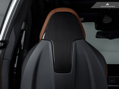 AutoTecknic Dry Carbon Seat Back Cover Set - F97 X3M | F98 X4M