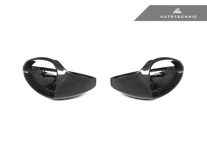 AutoTecknic Replacement Carbon Fiber Mirror Covers - Porsche 718 Cayman | Boxster