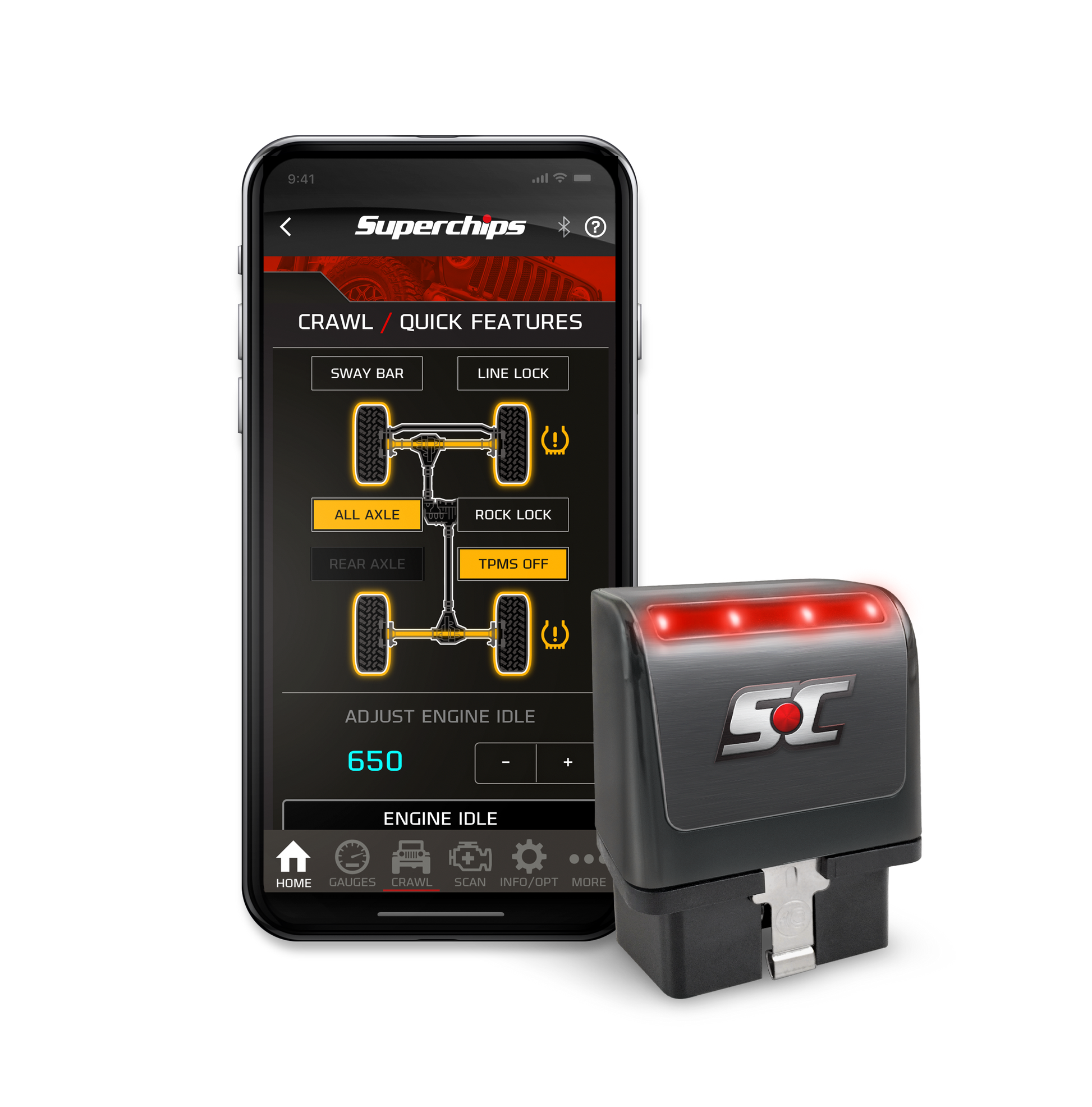 Flashcal+ for 2018-2022 Jeep Wrangler JL