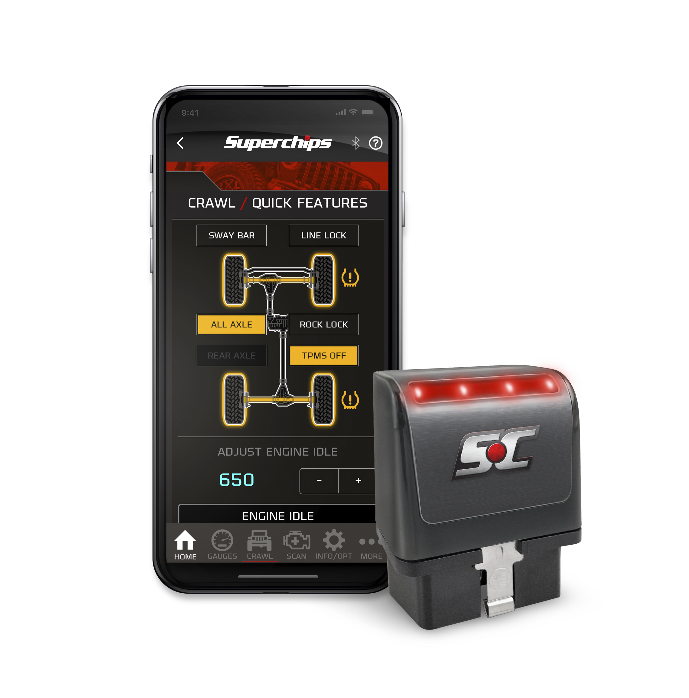 Flashcal+ for 2018-2022 Jeep Wrangler JL