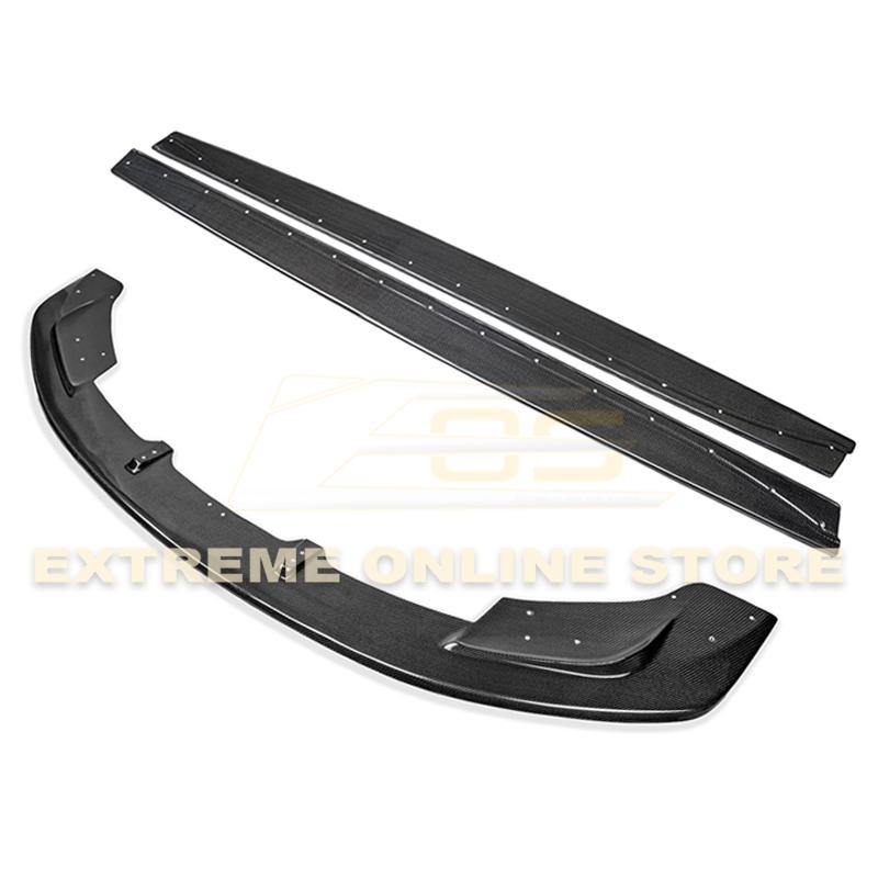 2015-20 BMW F82 M4 Carbon Fiber Front Splitter & Side Skirts