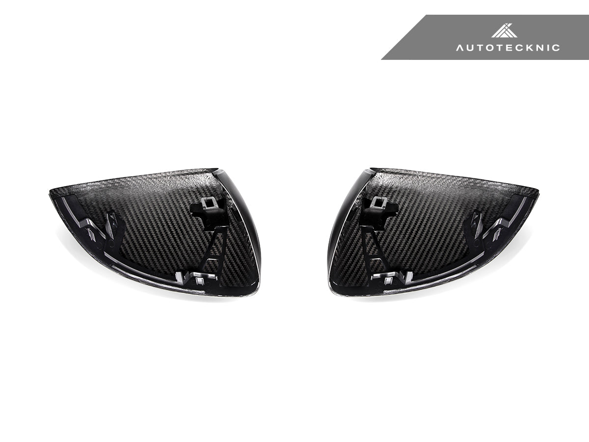 AutoTecknic Replacement Dry Carbon Mirror Covers - Mercedes-Benz W206 C-Class