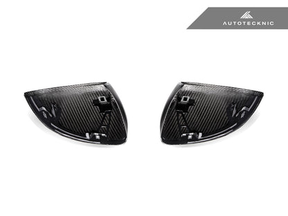 AutoTecknic Replacement Dry Carbon Mirror Covers - Mercedes-Benz W206 C-Class
