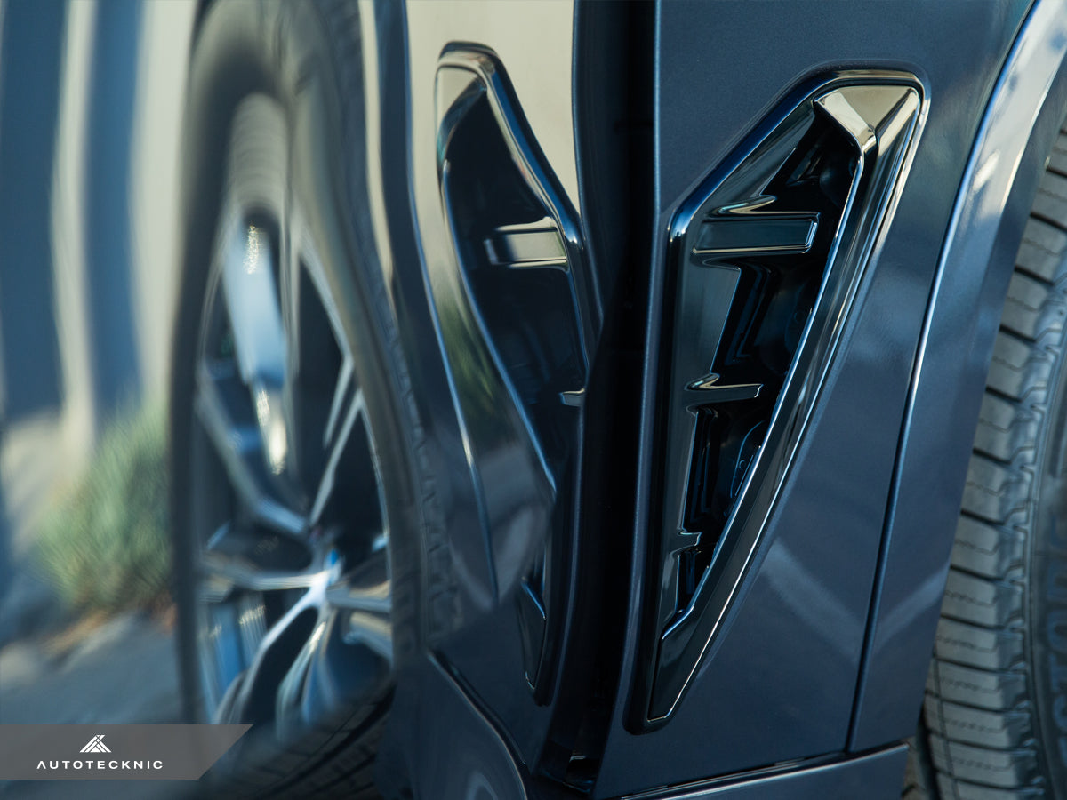 AutoTecknic Gloss Black Fender Trim Set - F95 X5M | G05 X5