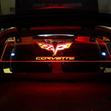 WindRestrictor® Corvette C6 Coupe Rear Glow Plate