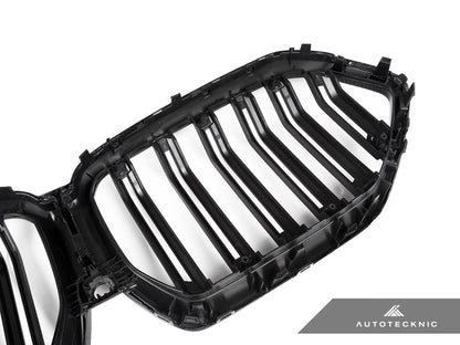 AutoTecknic Dual-Slats Dry Carbon Front Grille - G06 X6 Pre-LCI