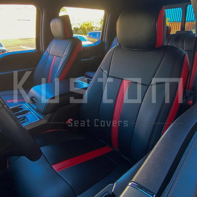 2015-21 Ford F-150 / F-250 Premium Custom Leather Seat Covers