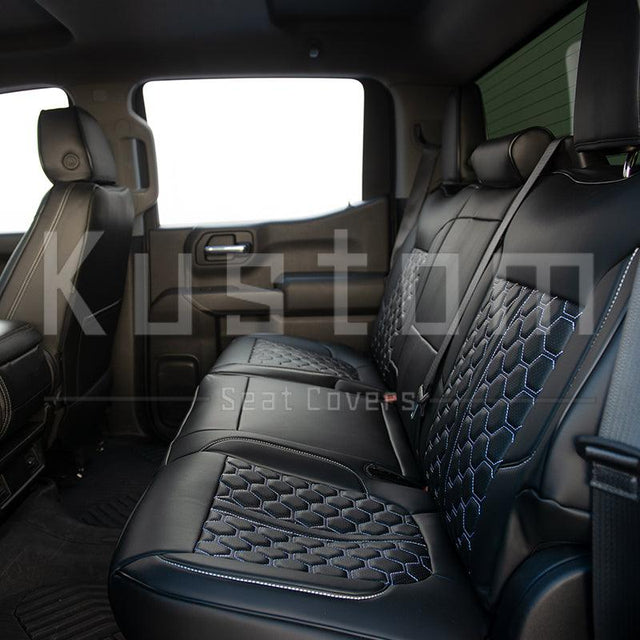 2019-Up GMC Sierra Premium Custom Leather Seat Covers