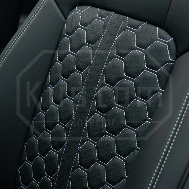 2015-Up Ford Mustang Convertible Custom Leather Seat Covers