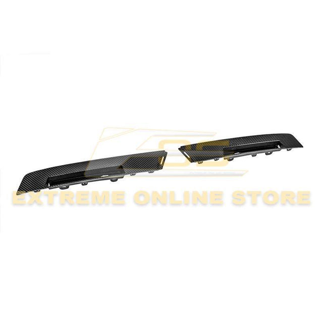 2009-15 Cadillac CTS-V Coupe Carbon Fiber Rear Bumper Insert Covers