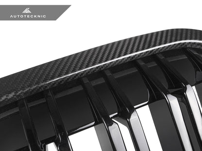 AutoTecknic Dual-Slats Dry Carbon Front Grille - G07 X7 Pre-LCI