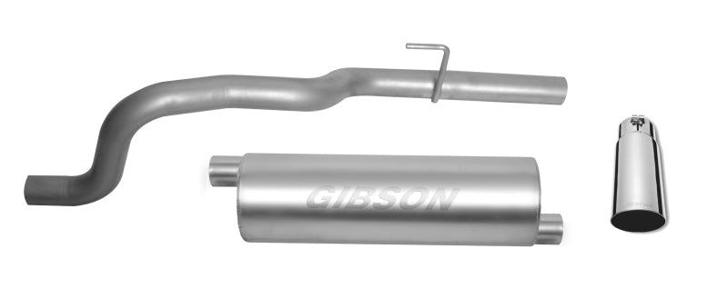 Gibson 02-04 Jeep Grand Cherokee Laredo 4.0L 2.5in Cat-Back Single Exhaust - Aluminized