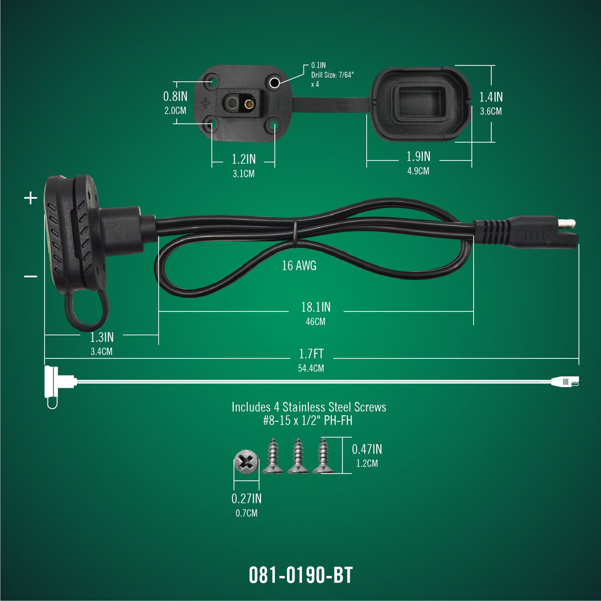 Quick Disconnect Cable Mount