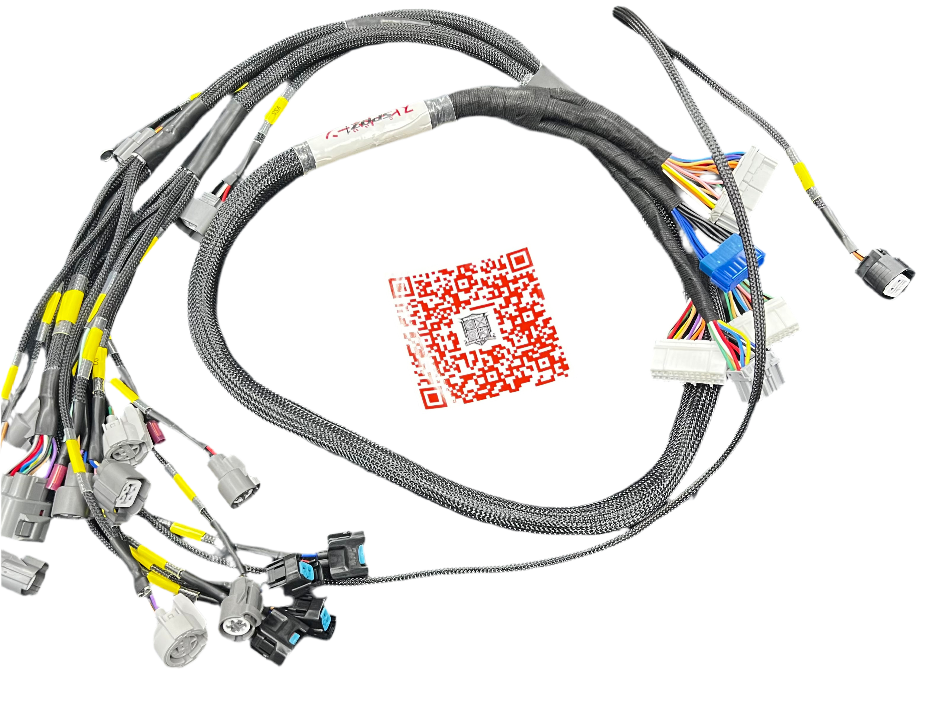 SPDZ1 F-Series and H-Series Wire Harness Made with OBD1 ECU Connectors Attatched