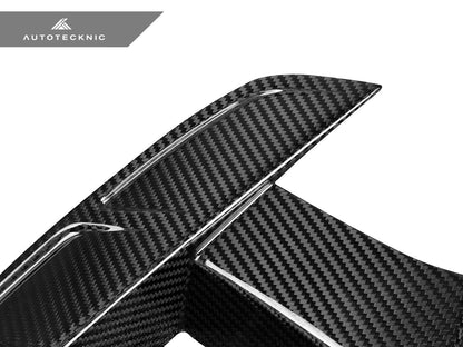 AutoTecknic Dry Carbon Front Bumper Air Vent Set - F97 X3M LCI | F98 X4M LCI