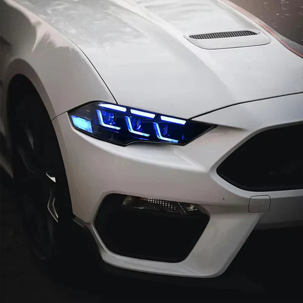 2018-2023 RGB Ford Mustang Headlights S650 Style