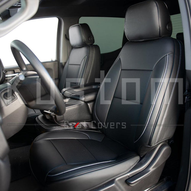 2019-Up GMC Sierra Premium Custom Leather Seat Covers