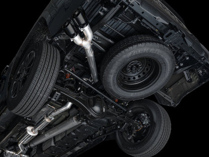 AWE Tuning AWE 0FG Exhaust for 3rd Gen Toyota Tundra - Dual Diamond Black Tips 3015-33063