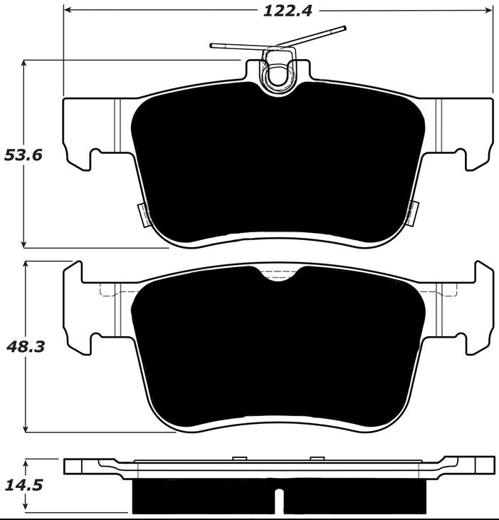 Porterfield Brake Pads for 2018 HONDA CIVIC Coupe