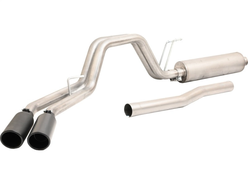 Gibson 20-21 Ford F250/F350 7.3L Black Elite Cat-Back Dual Sport Exhaust System - Stainless