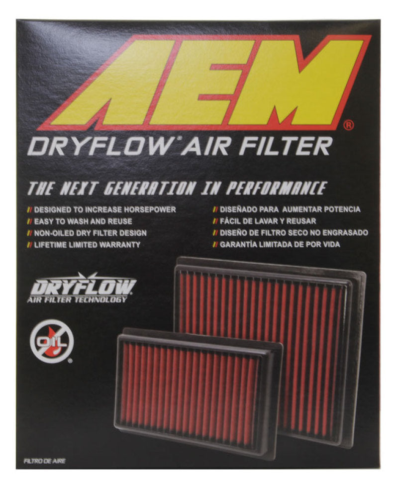 AEM Induction AEM 2015 Hyundai Genesis Sedan V6-3.8L F/I Dryflow Air Filter 28-50019