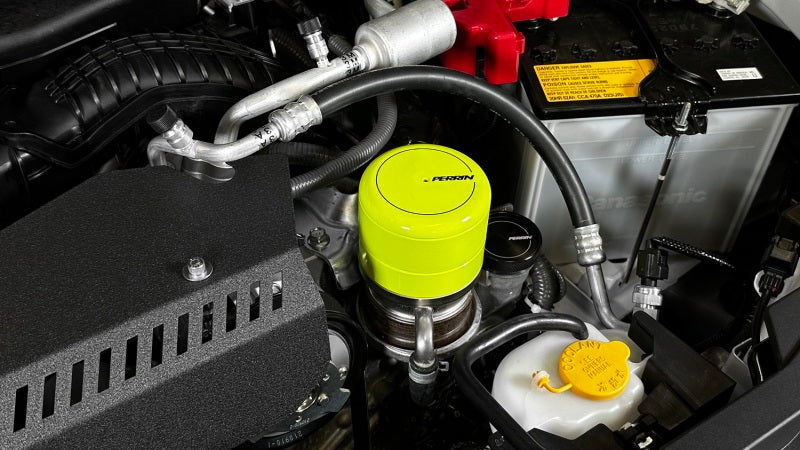 Perrin [15-25 WRX, 13-25 BRZ, 22-25 GR86] Oil Filter Cover Neon Yellow | PSP-ENG-716NY