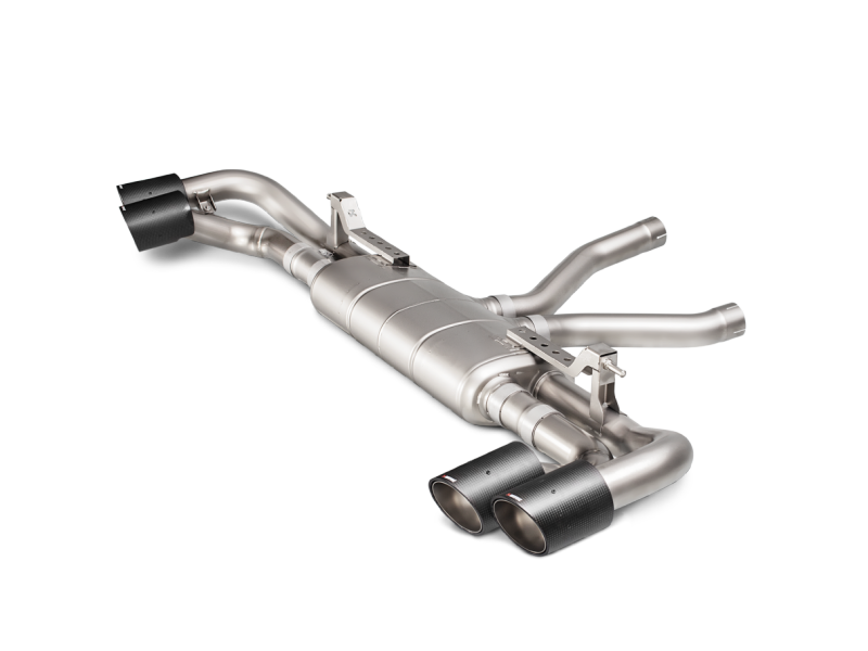 Akrapovic 15-17 Porsche Cayenne GTS (958 FL) Slip-On Line (Titanium) w/ Carbon Tips MTP-PO/TI/2H