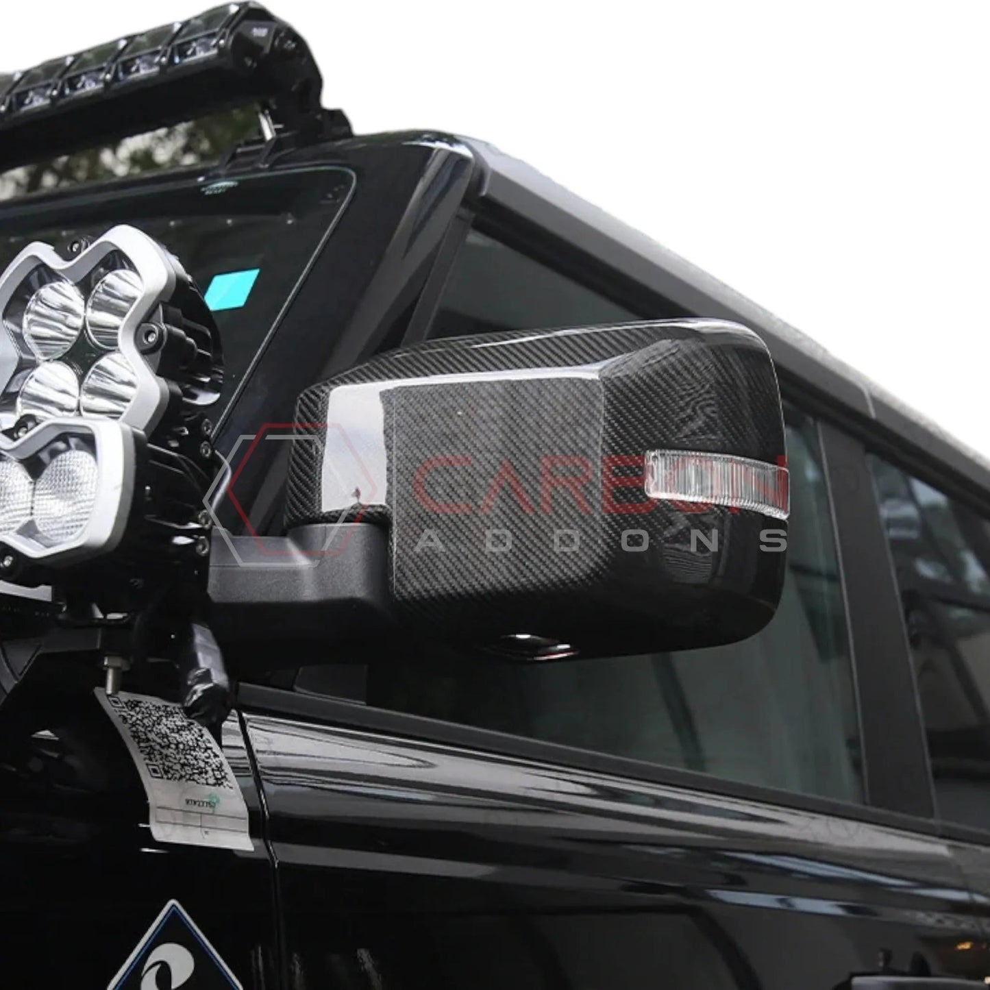 2021+ Bronco Real Carbon Fiber Mirror Cap Cover