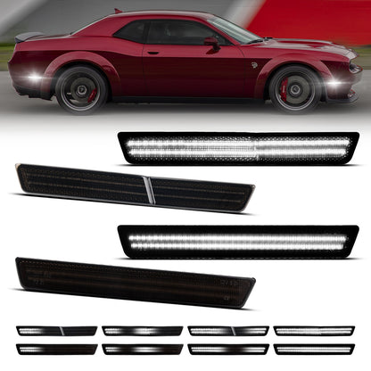CHALLENGER WIDEBODY 15-23 FRONT/REAR DYNAMIC SMOKED LED SIDE MARKERS