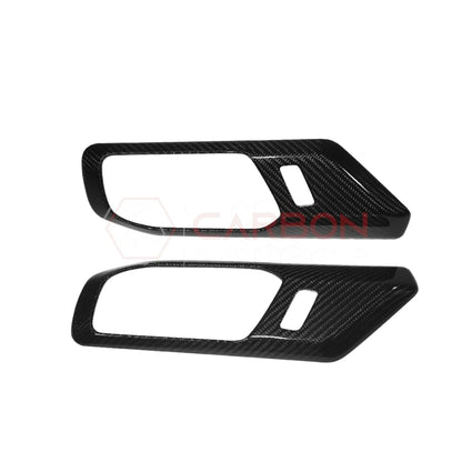 Real Carbon Fiber Interior Door Handle Trim Covers For 2021+ Ford Bronco