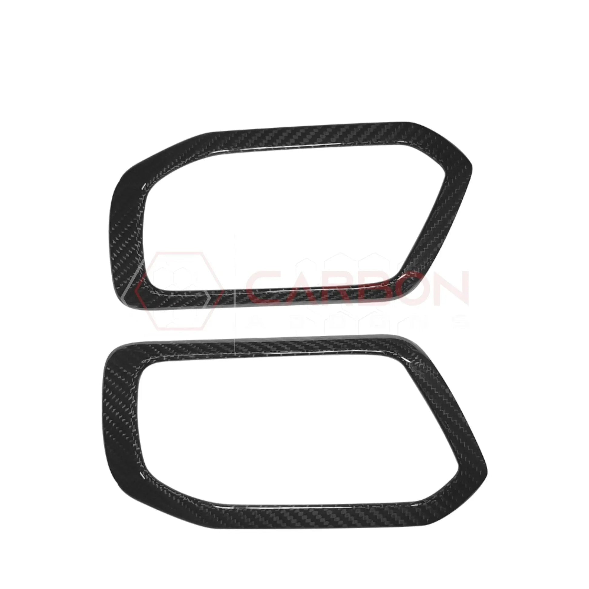 Real Carbon Fiber Interior Door Handle Trim Covers For 2021+ Ford Bronco